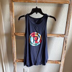 Pure Barre Navy Graphic Tank Top